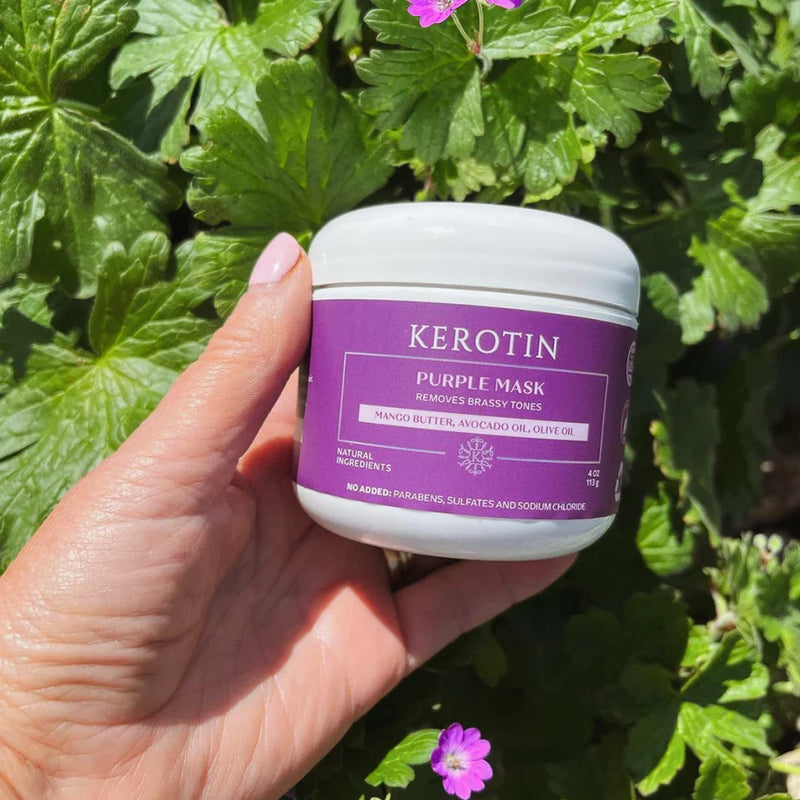 Kerotin Purple Mask Black