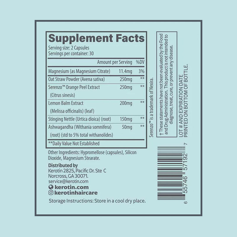 Kerotin Soothe Stress-Relief Vitamins