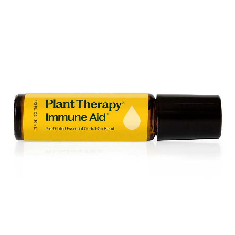 Plant Therapy Immune Aid Essential Oil Blend Pre-Diluted Roll-On Essential Oil
