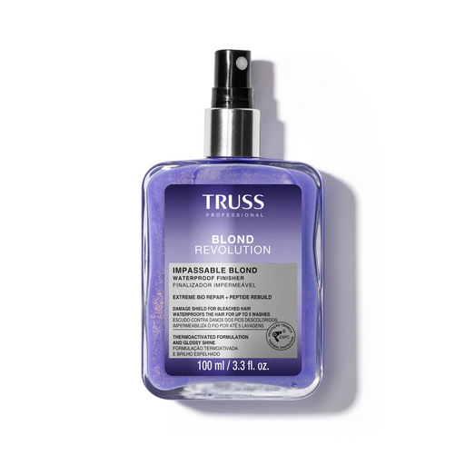 VIP Extensions Truss Blond Revolution Impassable Blond Finisher 3.3 fl oz Hair Serum White Smoke