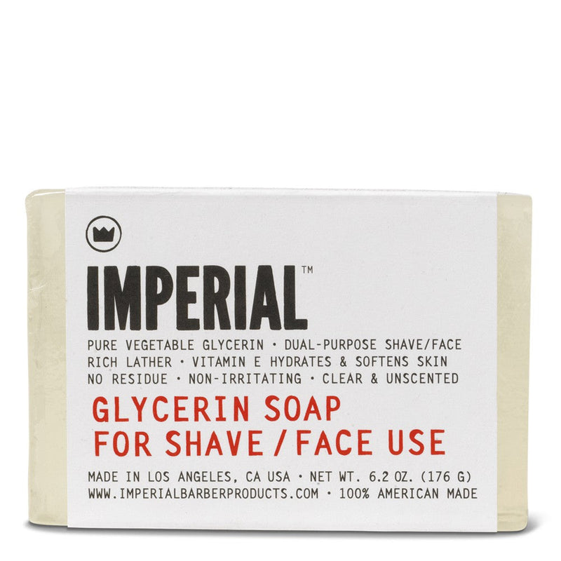 Imperial Barber Products Glycerin Shave/Face Soap (Bar) Shave & Skin Care