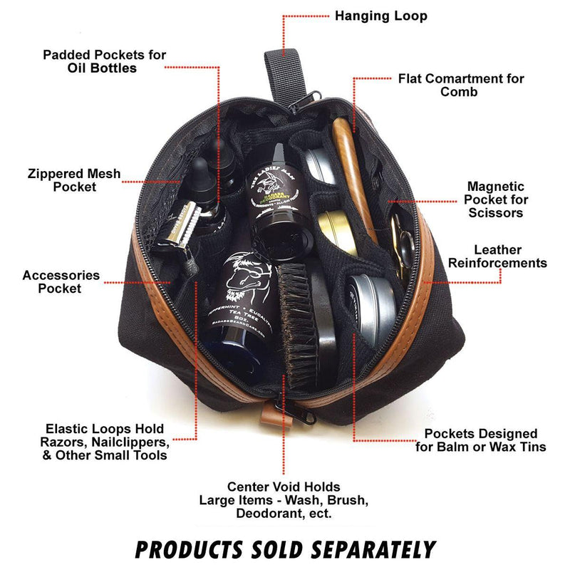 Badass Beard Care Badass Canvas Travel Bag BAG