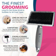 Warren London Gel-Handle Slicker Brush Pet Combs & Brushes