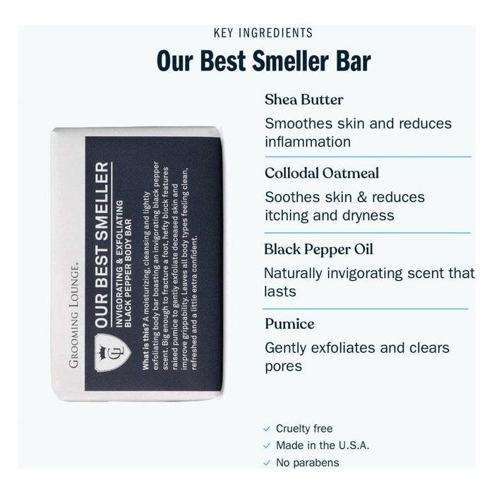 Grooming Lounge - Our Best Smeller Body Bar 7oz