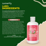 Locsanity Rosewater and Peppermint Moisturizing, Conditioning and Nourishing Shampoo Shampoo & Conditioning