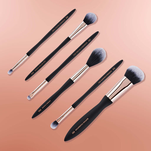 Profusion Cosmetics Artistry Face Essentials | 3-pc Artistry Face Brush Set Makeup Brushes
