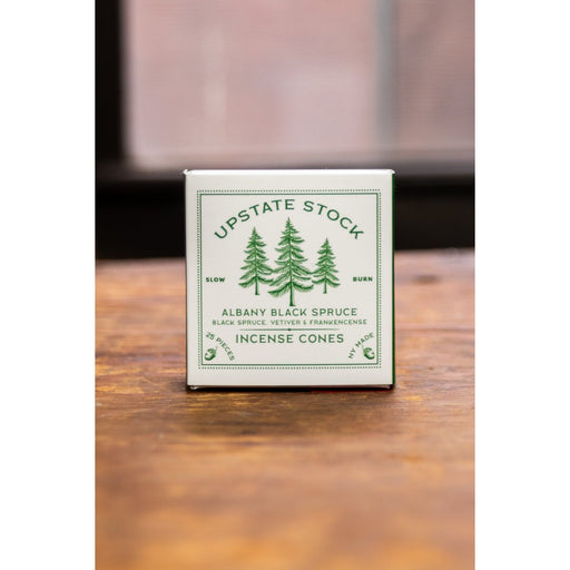 Albany Black Spruce - 25 Piece Incense Cone Box