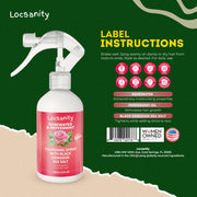 Locsanity Locsanity Rosewater and Peppermint Rolling, Moisturizing, Tightening Spray Mist w/ Black Hawaiian Sea Salt Locking & Tightening & Moisturizing