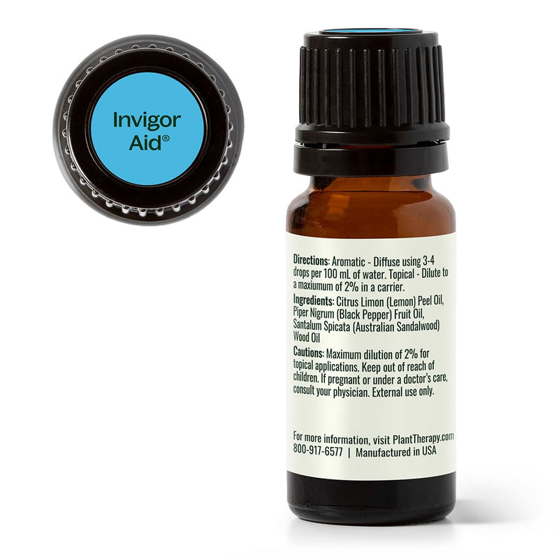 Plant Therapy Invigor Aid Essential Oil Blend Essential Oil White Smoke 10 mL
