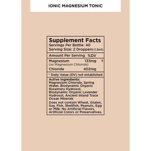 Zuma Nutrition - Ionic Magnesium Tonic