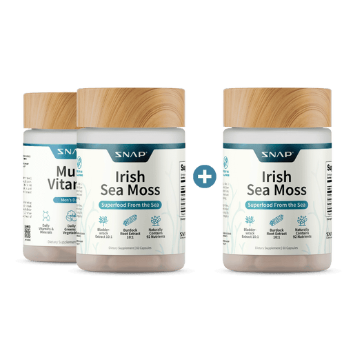 Snap Supplements Irish Sea Moss w/ Iodine Energy Support - Buy 2, Get 1 FREE! hidden White Smoke