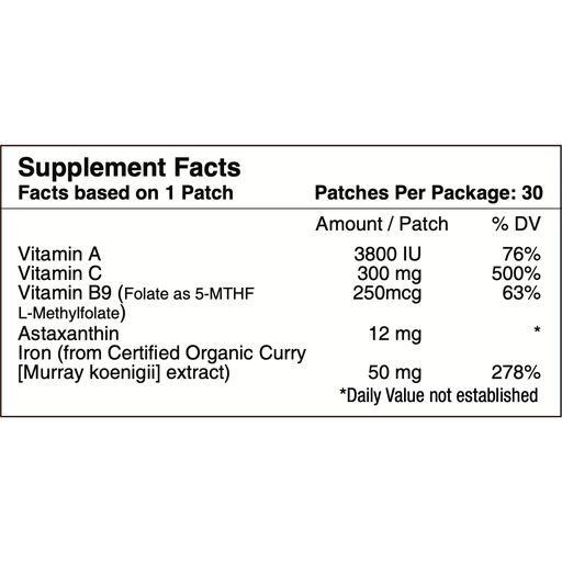 PatchAid - Iron Plus Vitamin Patch