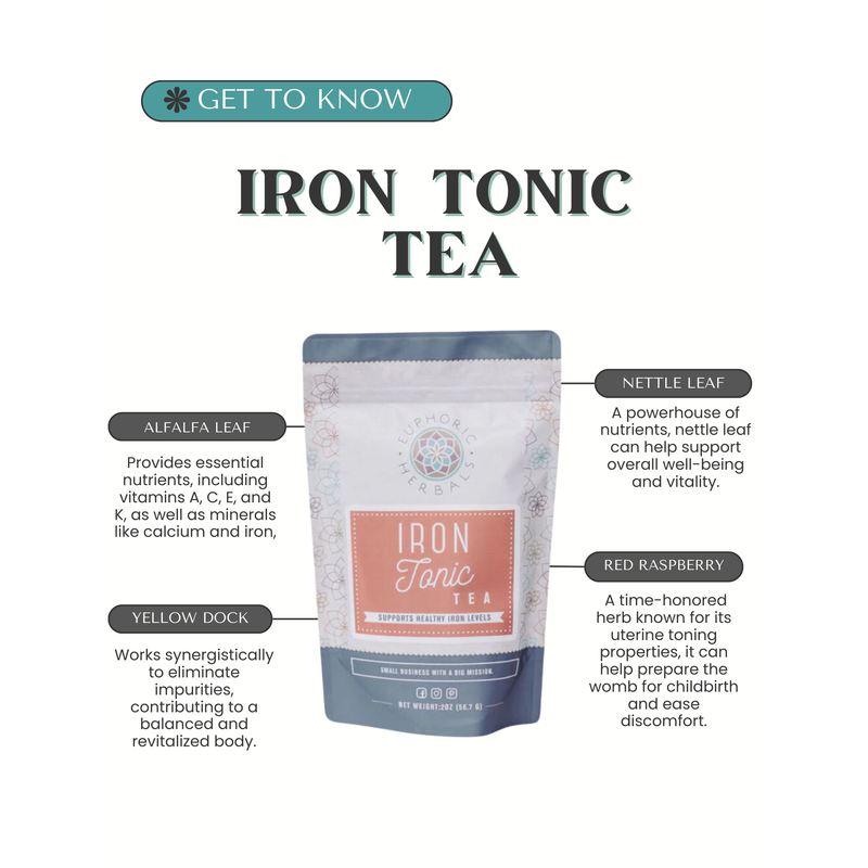 Euphoric Herbals Iron Tonic Herbal Tea Herbal Tea