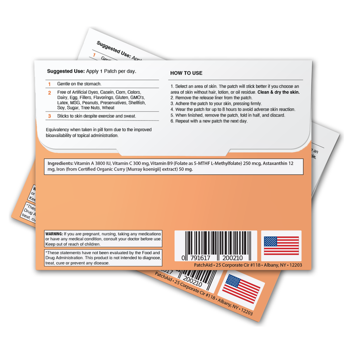 Duodenal Switch Vitamin Patch Pack