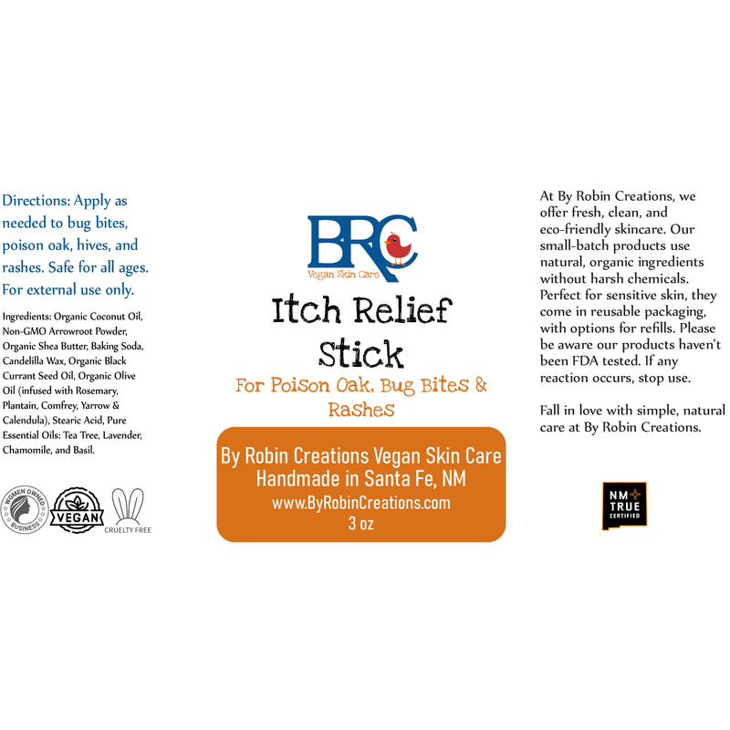 By Robin Creations Bug Bite & Rash Itch Relief Stick - Paperboard Tube Skin Care