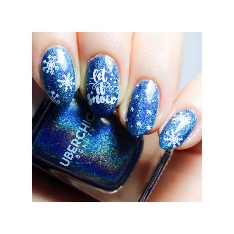 UberChic Beauty It's Beginning To Look A Lot Like Christmas (Christmas-06) Stamping Plate