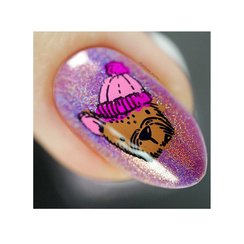 UberChic Beauty It's Beginning To Look A Lot Like Christmas (Christmas-06) Stamping Plate