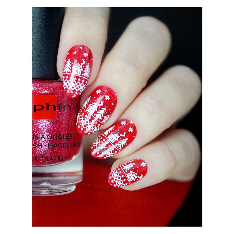 UberChic Beauty It's Beginning To Look A Lot Like Christmas (Christmas-06) Stamping Plate