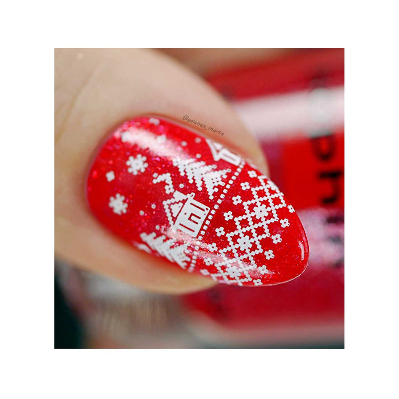 UberChic Beauty It's Beginning To Look A Lot Like Christmas (Christmas-06) Stamping Plate