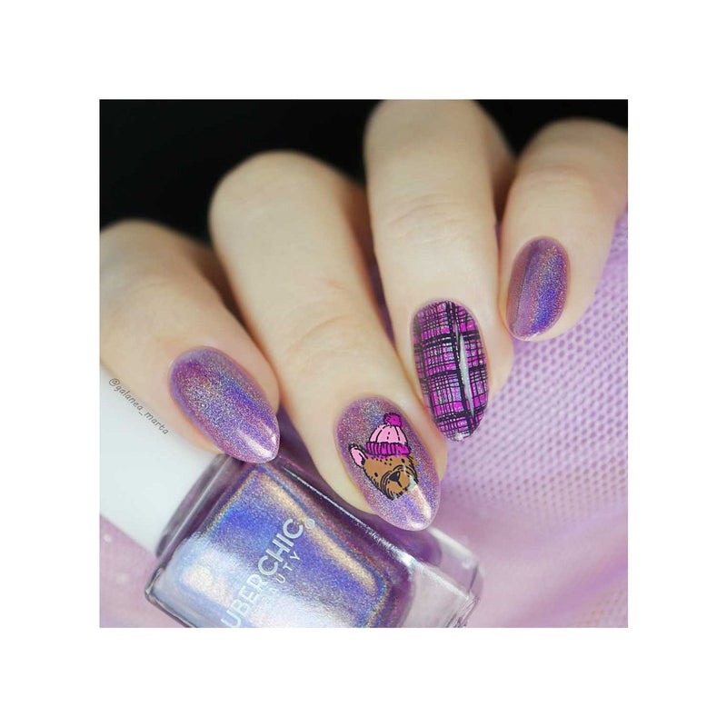 UberChic Beauty It's Beginning To Look A Lot Like Christmas (Christmas-06) Stamping Plate