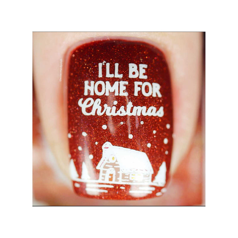 UberChic Beauty It's Beginning To Look A Lot Like Christmas (Christmas-06) Stamping Plate