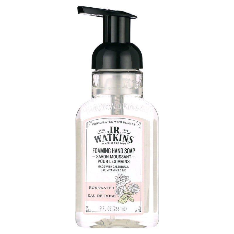 J.R. Watkins J.R. Watkins Rosewater Foaming Hand Soap 9 oz Foaming Hand Soap