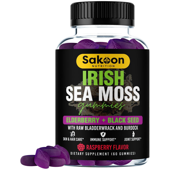 Sea Moss Gummies With Elderberry & Black Seed Oil