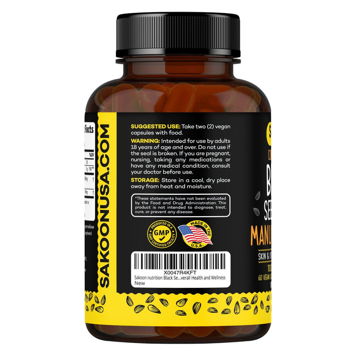 Black Seed Oil & Manuka Honey Capsules