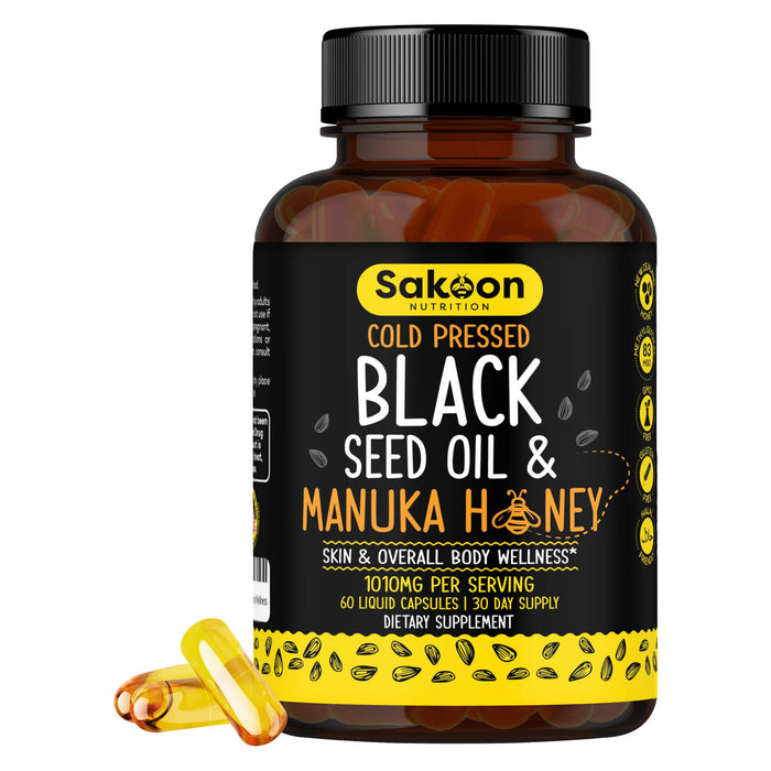 Black Seed Oil & Manuka Honey Capsules