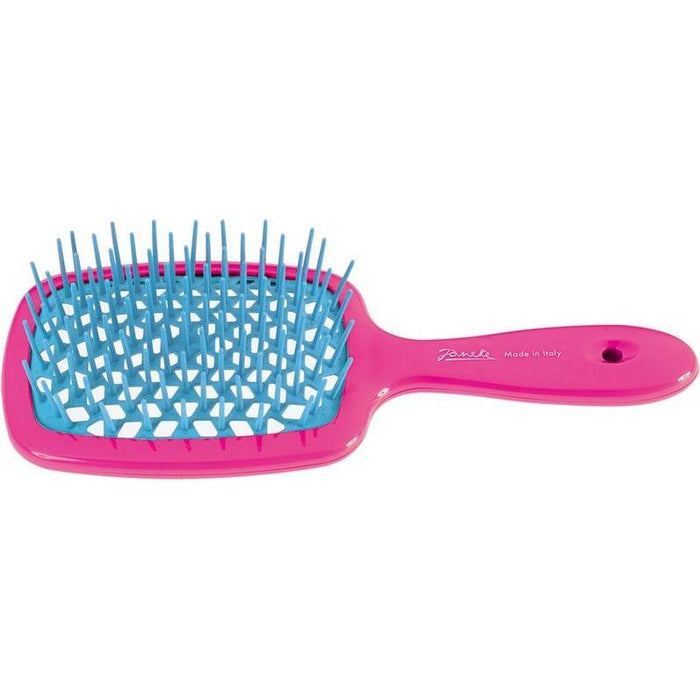 Janeke SuperBrush Raspberry & Blue Hair Brush