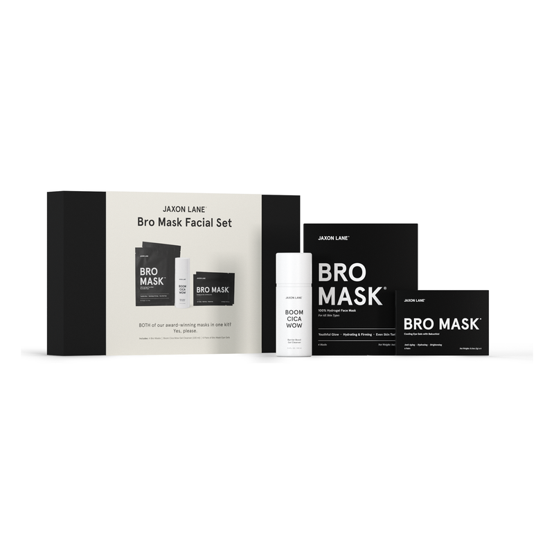 JAXON LANE Bro Mask Facial Set - Ready, Set, Glow Gift Box