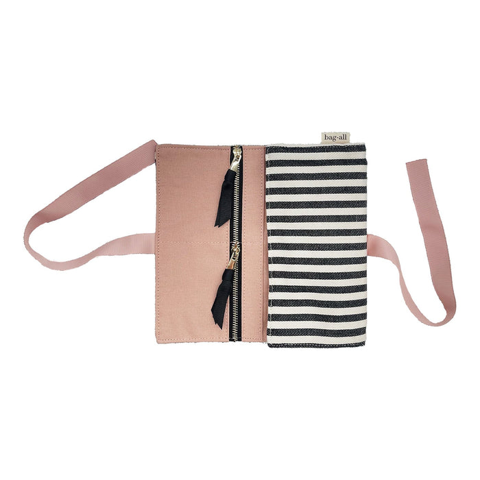 Bag-All - Jewelry Roll, Travel Pouch, Striped