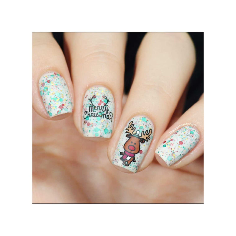 UberChic Beauty Jingle All The Way, (Christmas-05) Stamping Plate