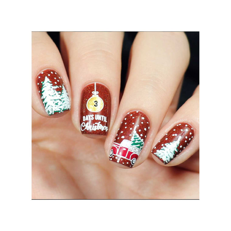 UberChic Beauty Jingle All The Way, (Christmas-05) Stamping Plate