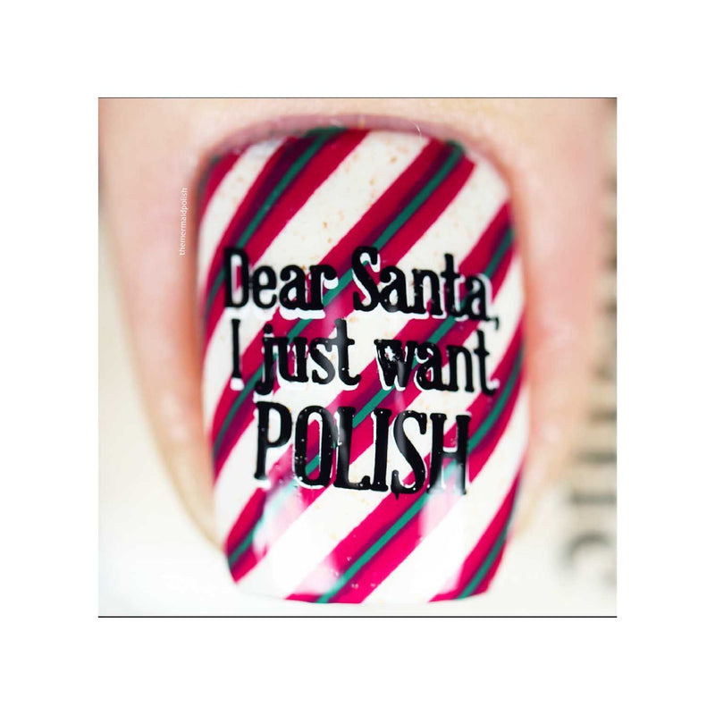 UberChic Beauty Jingle All The Way, (Christmas-05) Stamping Plate