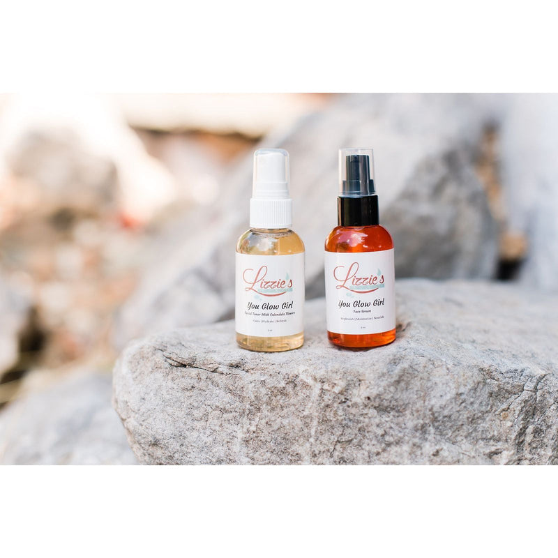 Lizzie's All-natural Products You Glow Girl Toner & Serum Duo