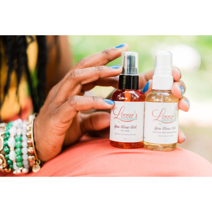 Lizzie'S All-Natural Products - You Glow Girl Toner & Serum Duo