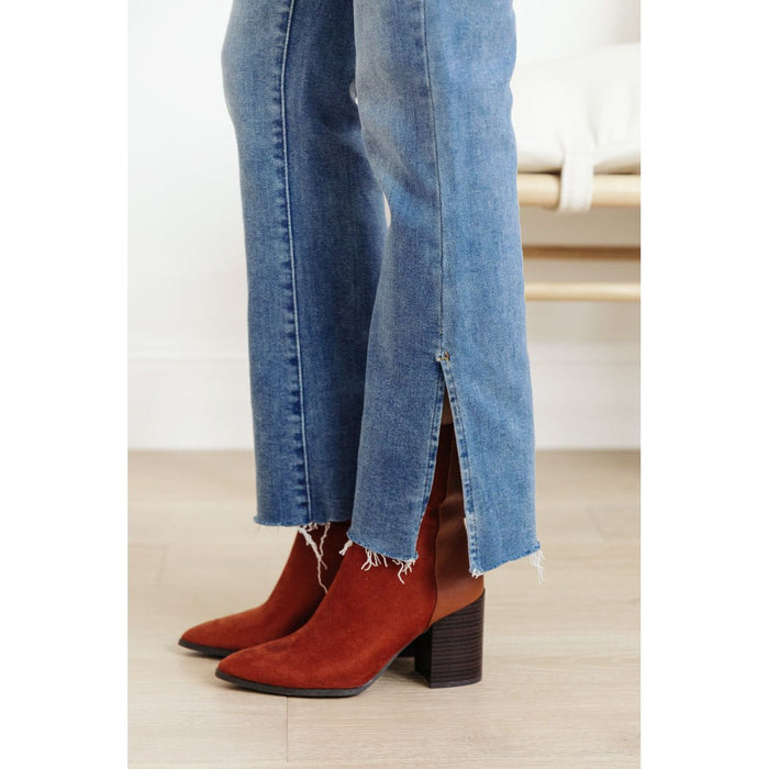 Jody Slim Flare Side Slit Jeans