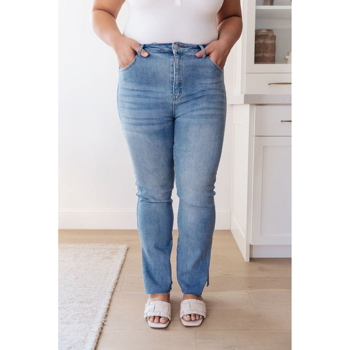 Jody Slim Flare Side Slit Jeans