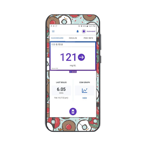 Peelz Jolly Donuts Sticker for Omnipod® 5 Controller – Pump Peelz Peelz/Stickers