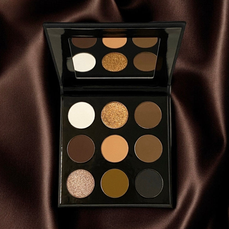 Sydoni Skincare and Beauty SYDONI JOURNEE EYESHADOW PALETTE | Deep Rich Smokey Browns for Everyday to Night Glam Eyeshadow Palette