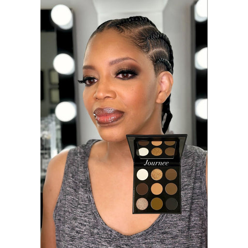 Sydoni Skincare and Beauty SYDONI JOURNEE EYESHADOW PALETTE | Deep Rich Smokey Browns for Everyday to Night Glam Eyeshadow Palette