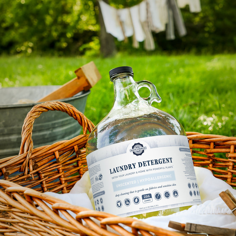 Rustic Strength Laundry Detergent | Mama + Baby Safe Laundry Detergent