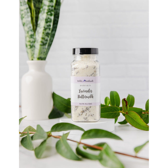 Lavender Buttermilk Bath Salt Soak 8oz