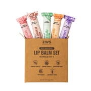 ZeroWasteStore.com All Natural Lip Balm White Smoke Lip Balm Set - Bundle of 5