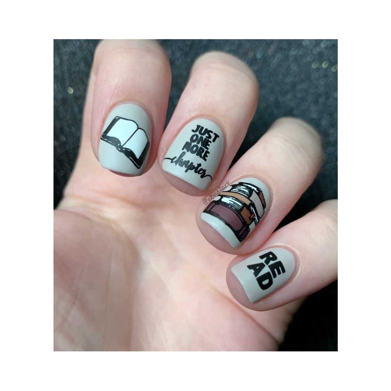 UberChic Beauty Just One More Chapter Stamping Plate