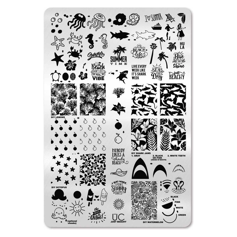 UberChic Beauty Just Beachy Stamping Plate