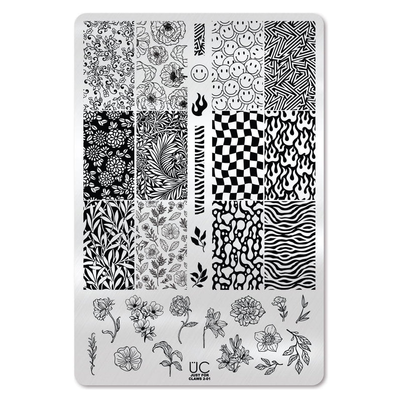 UberChic Beauty Just for CLAWS Collection-02 Stamping Plate