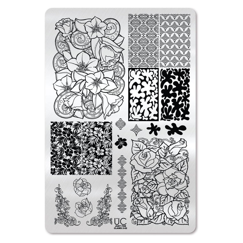 UberChic Beauty Just for CLAWS Collection-02 Stamping Plate