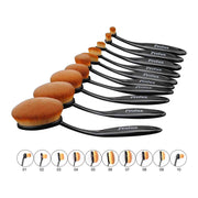 Prolux Cosmetics Oval Deluxe Brush Set